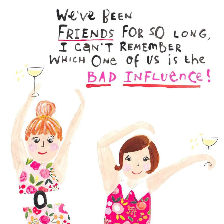 Bad Influence Birthday Card - House of Cards