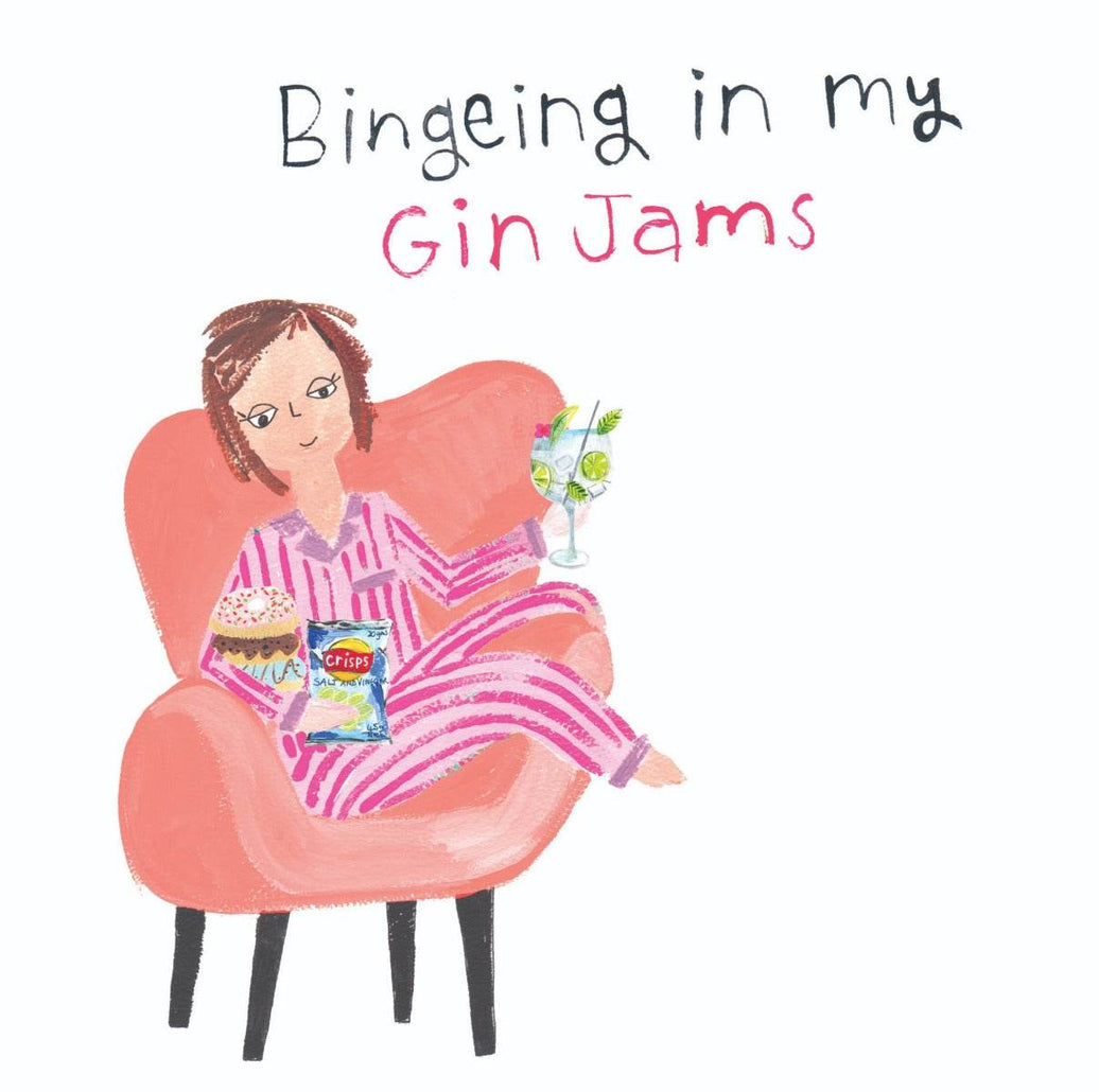 Gin Jams Birthday Card - House of Cards