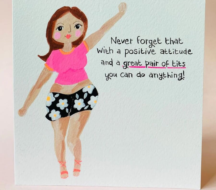 Great Pair of Tits Birthday Card