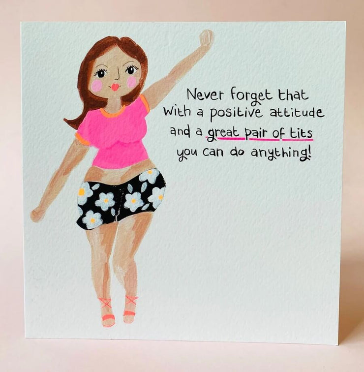 Great Pair of Tits Birthday Card