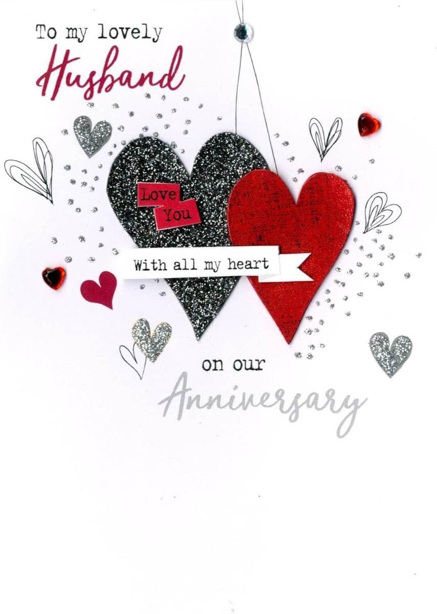 Husband Anniversary Card - House of Cards