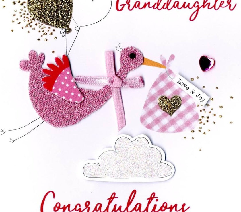 Granddaughter Birth Card