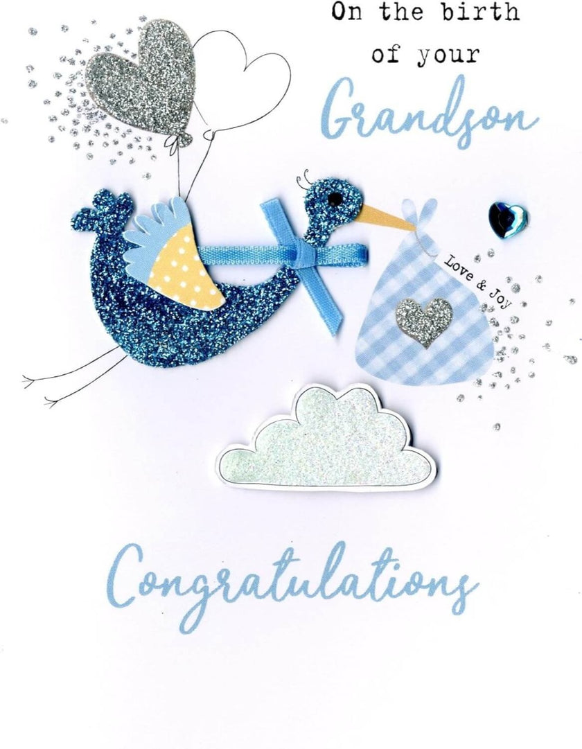 Grandson Birth Card