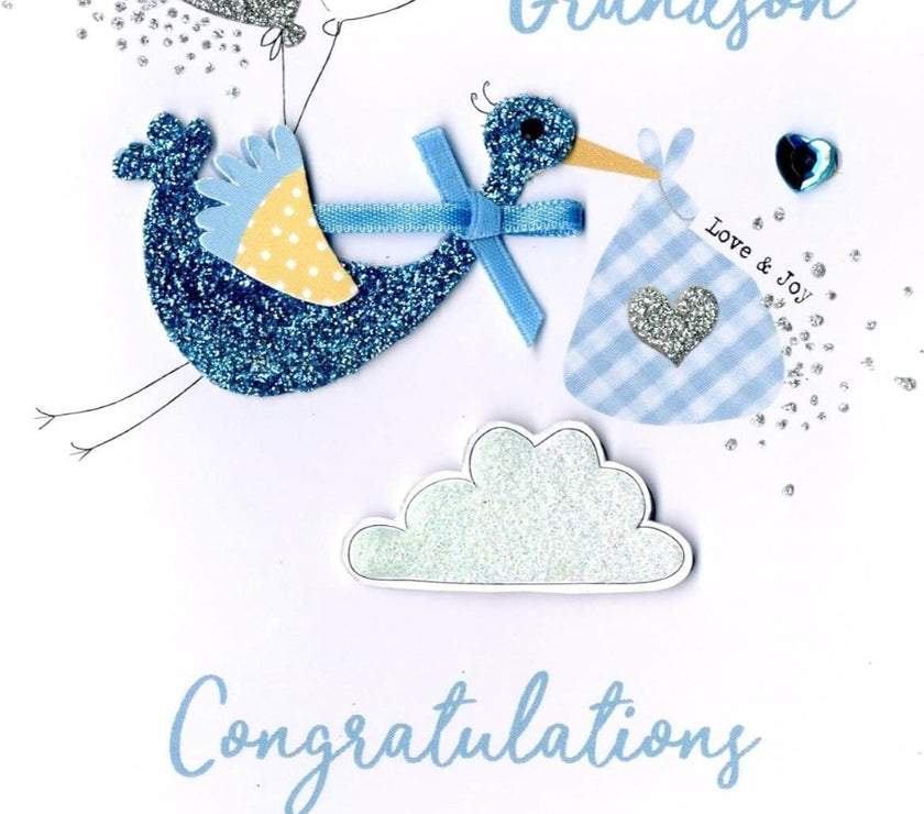 Grandson Birth Card