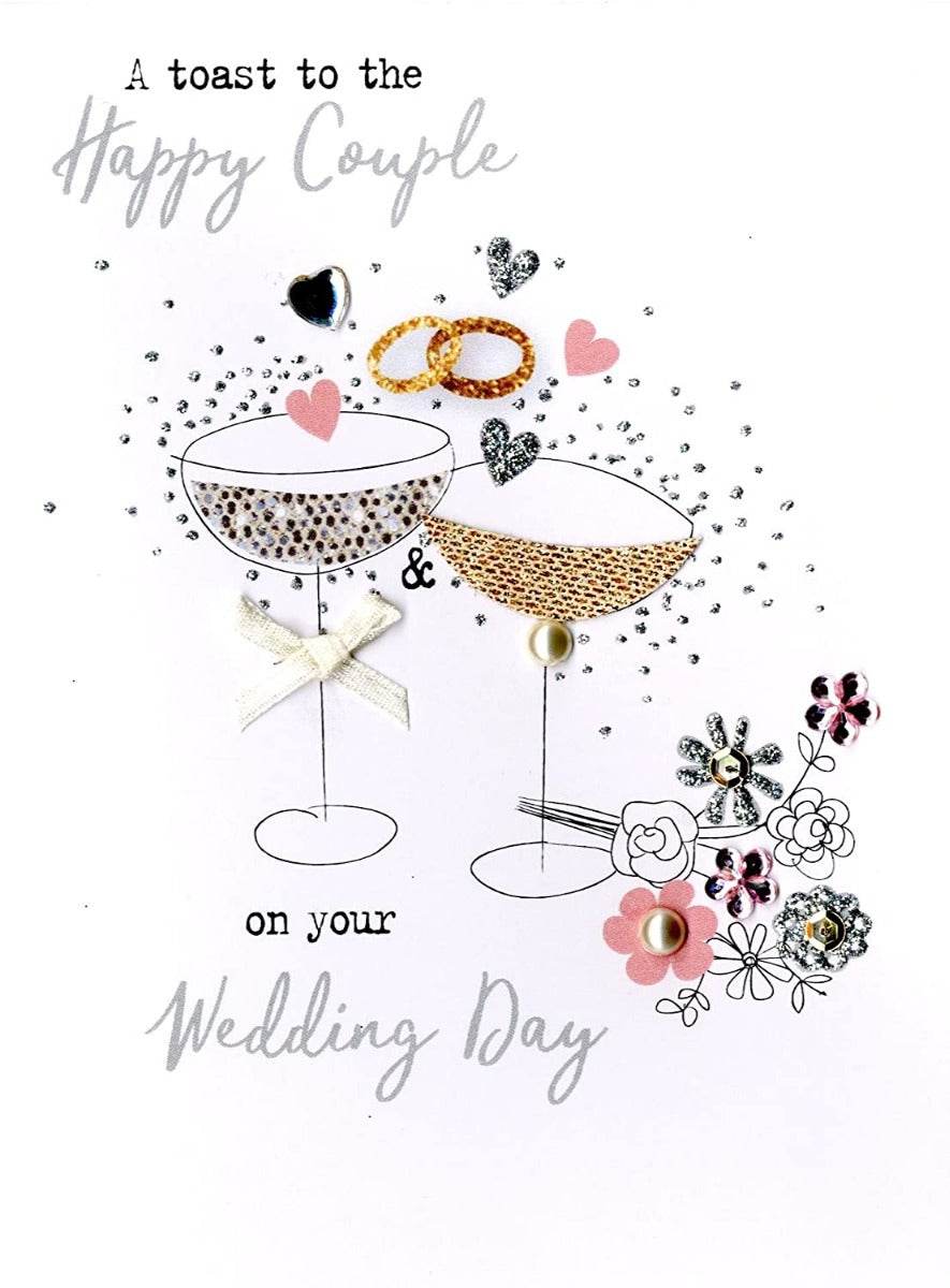 Happy Couple Wedding Card - House of Cards