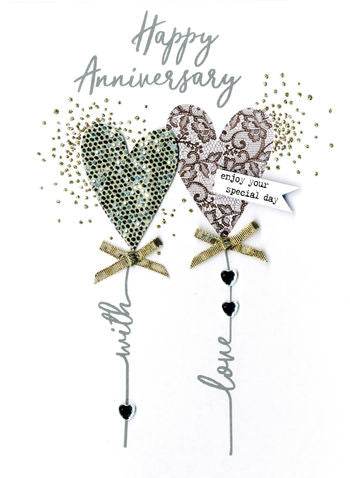 Irresistible Happy Anniversary Card - House of Cards