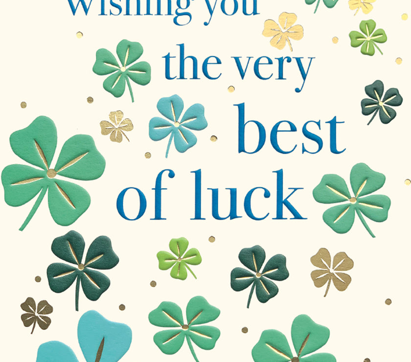 Scatterly Best of Luck Greeting Card