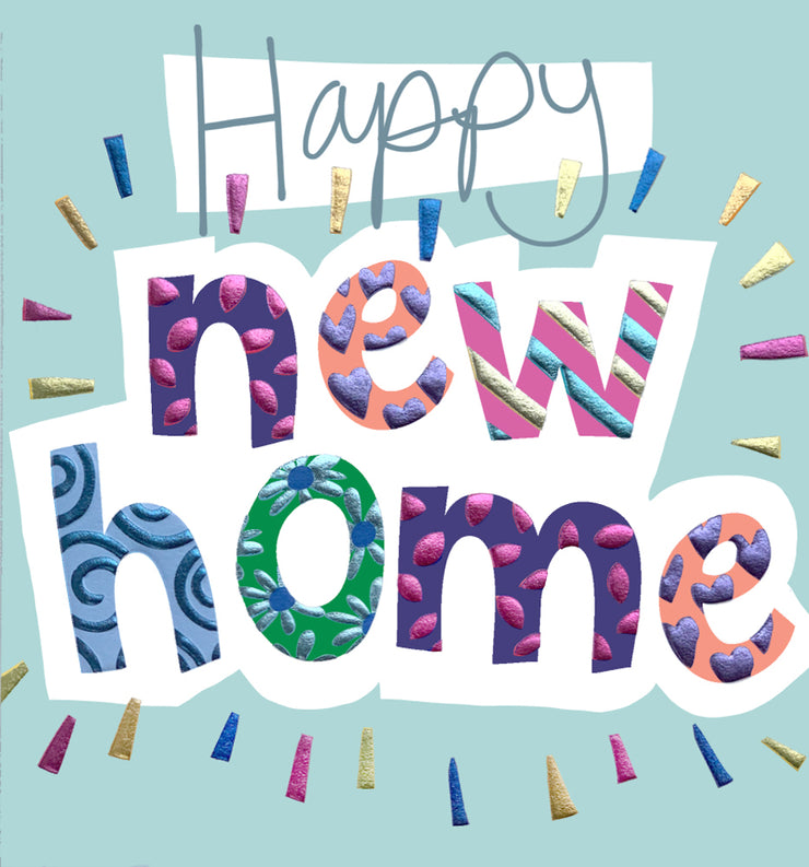 Topsy Turvy New Home Greeting Card
