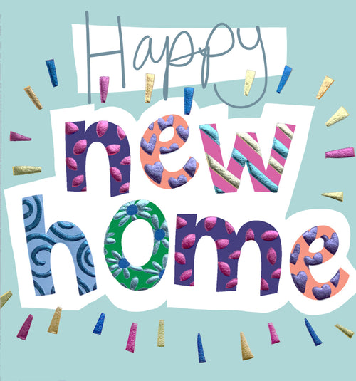 Topsy Turvy New Home Greeting Card