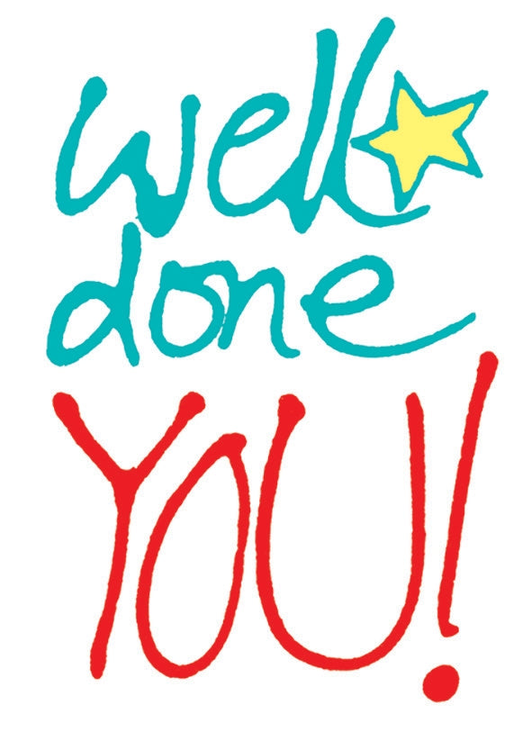 Well Done You Congratulations Card