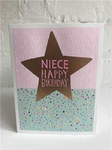Jamboree Niece Birthday Card - House of Cards