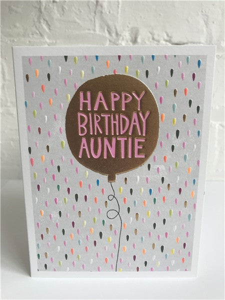 Jamboree Auntie Birthday Card