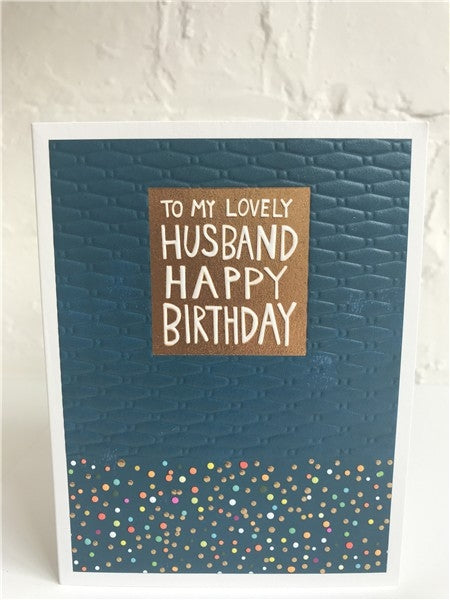 Jamboree Husband Birthday Card