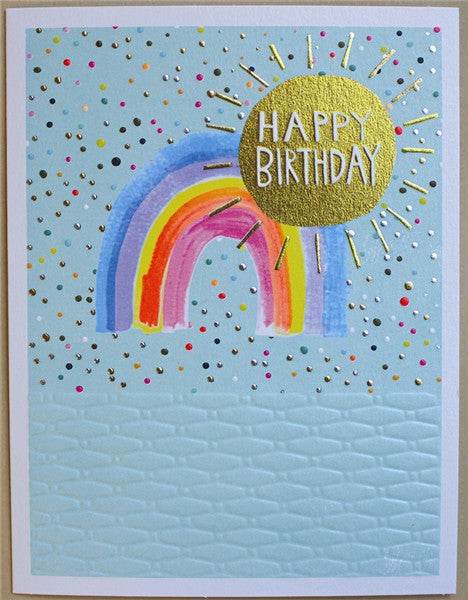 Jamboree Rainbow Happy Birthday Card - House of Cards