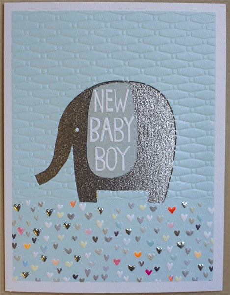 Jamboree New Baby Boy Card