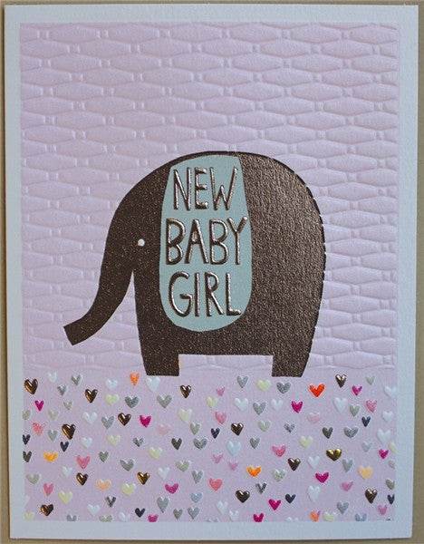 Jamboree New Baby Girl Card - House of Cards