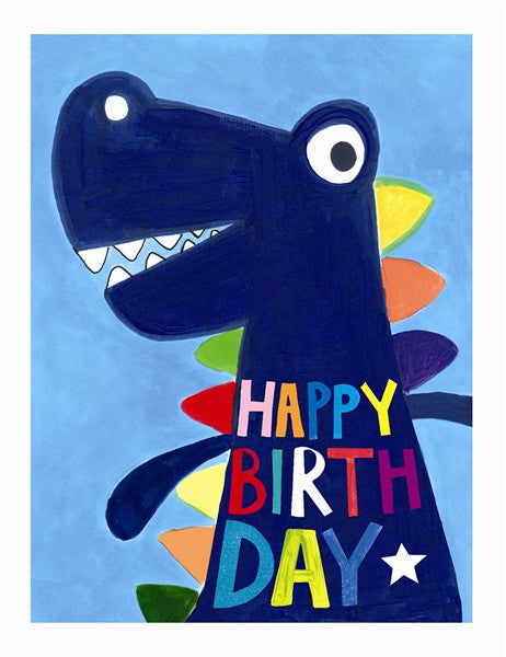 Dinosaur Happy Birthday Card