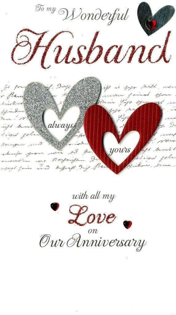 Wonderful Husband Anniversary Card