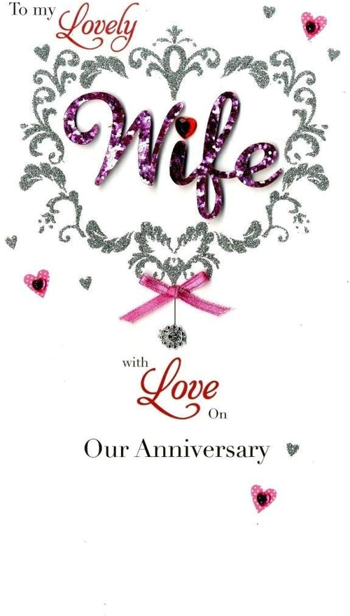Lovely Wife Anniversary Card