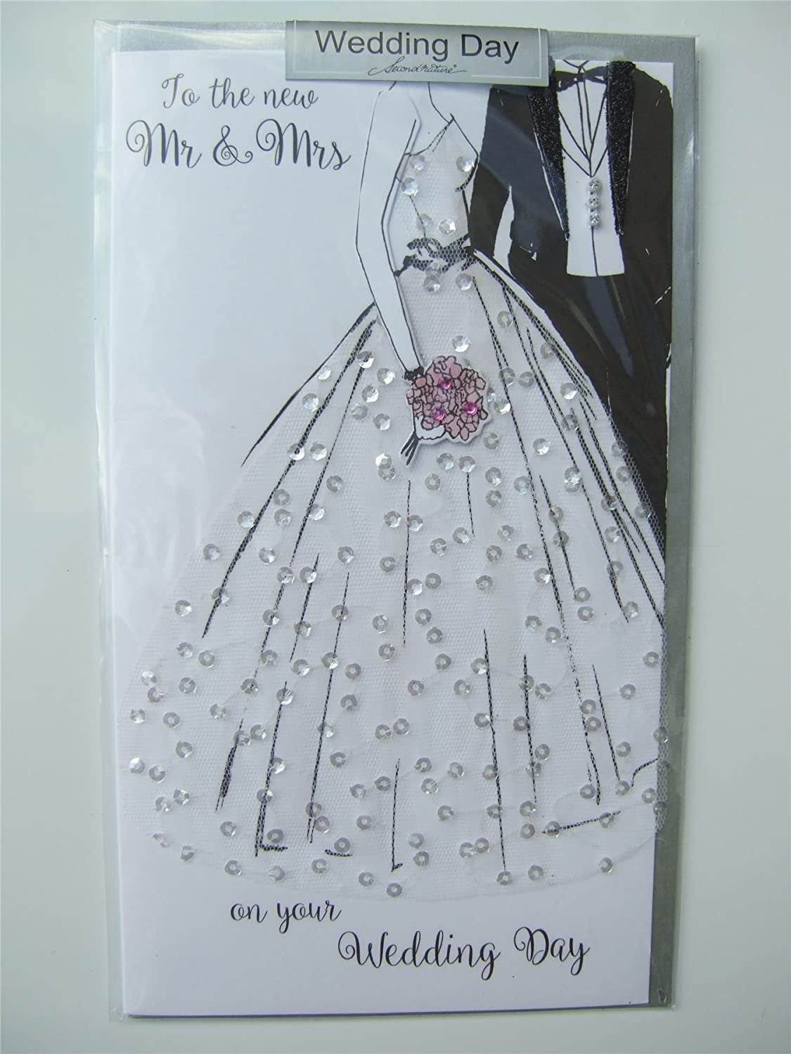 Mr and Mrs Wedding Greeting Card - House of Cards
