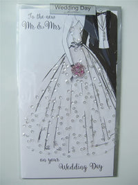 Mr and Mrs Wedding Greeting Card