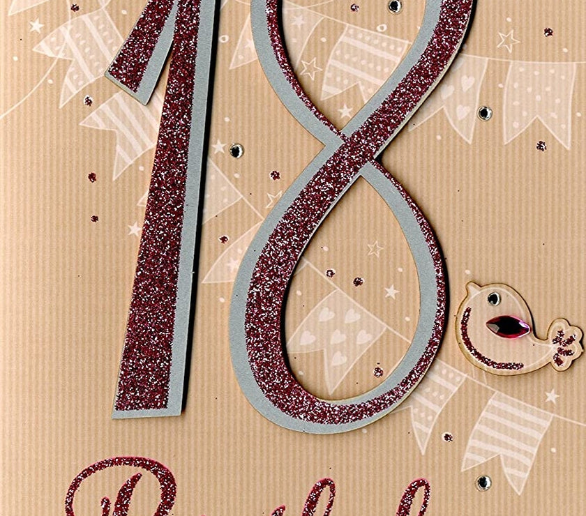 On Your 18th Birthday Card