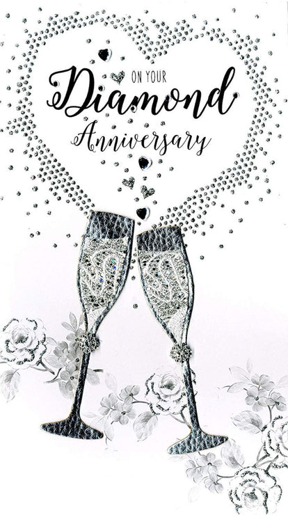 Diamond 60th Anniversary Card