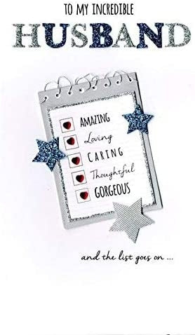 Incredible Husband Birthday Card