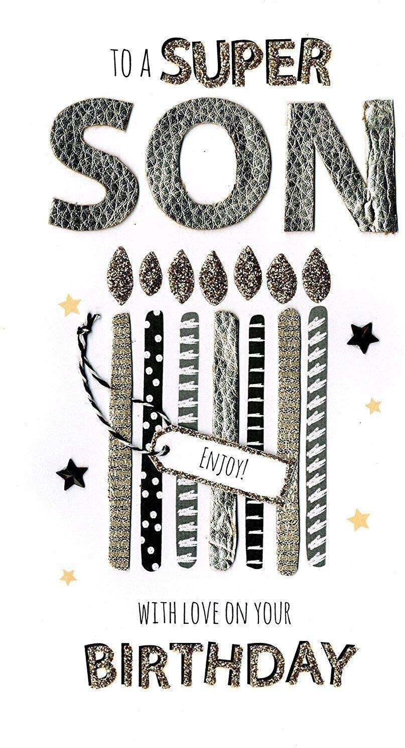 Super Son Birthday Card - House of Cards