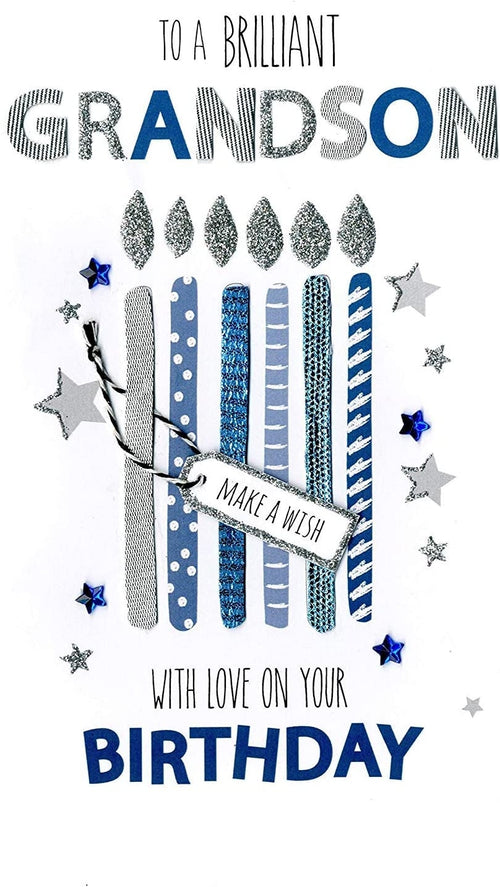 Brilliant Grandson Birthday Card