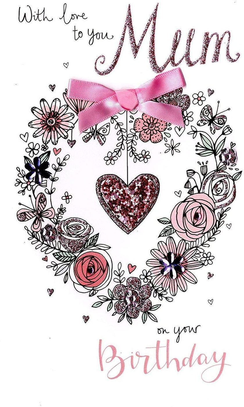 Love To You Mum Birthday Card
