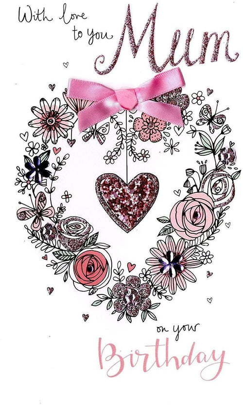 Love To You Mum Birthday Card