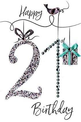 Happy 21st Birthday Card - House of Cards