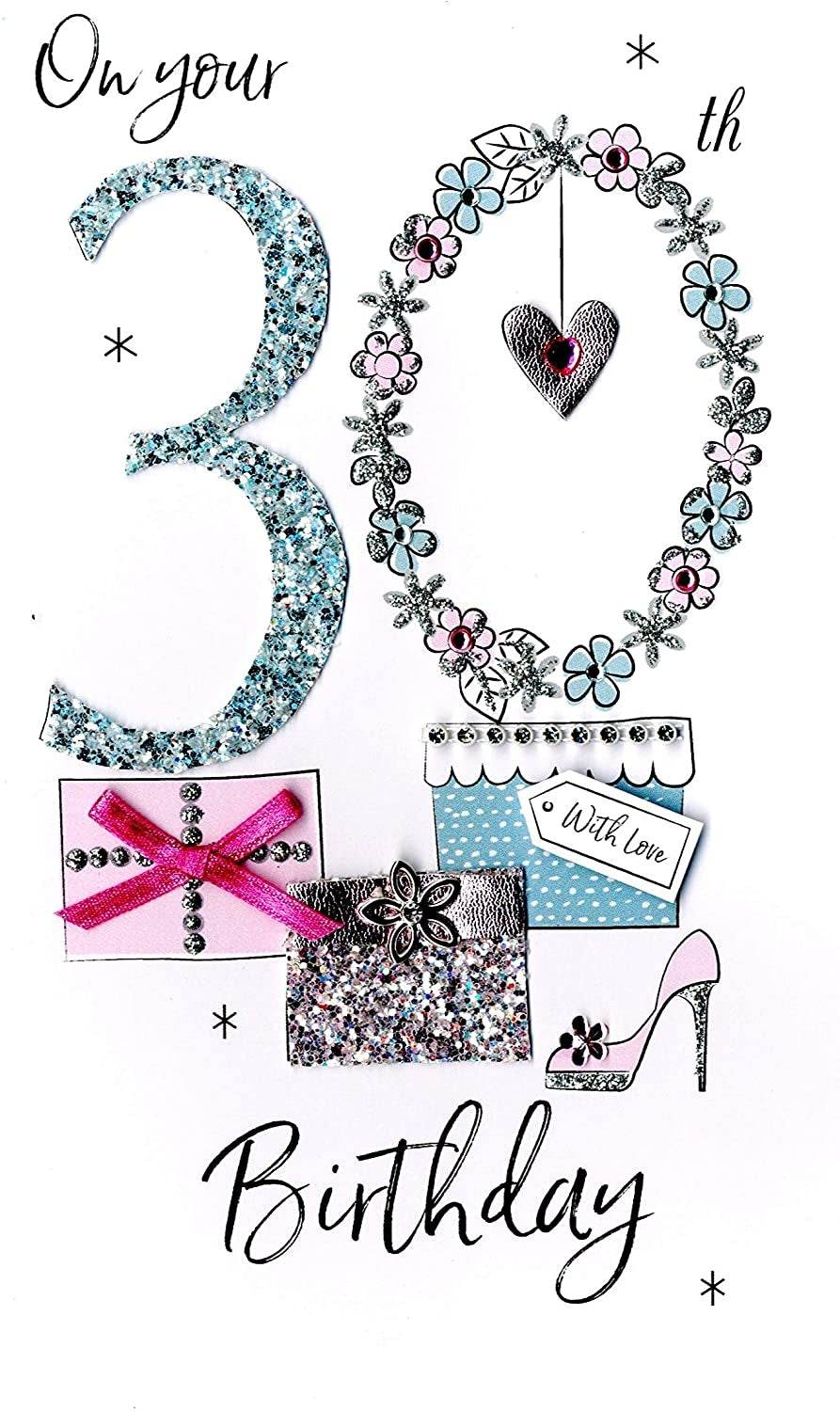 Happy 30th Birthday Card - House of Cards