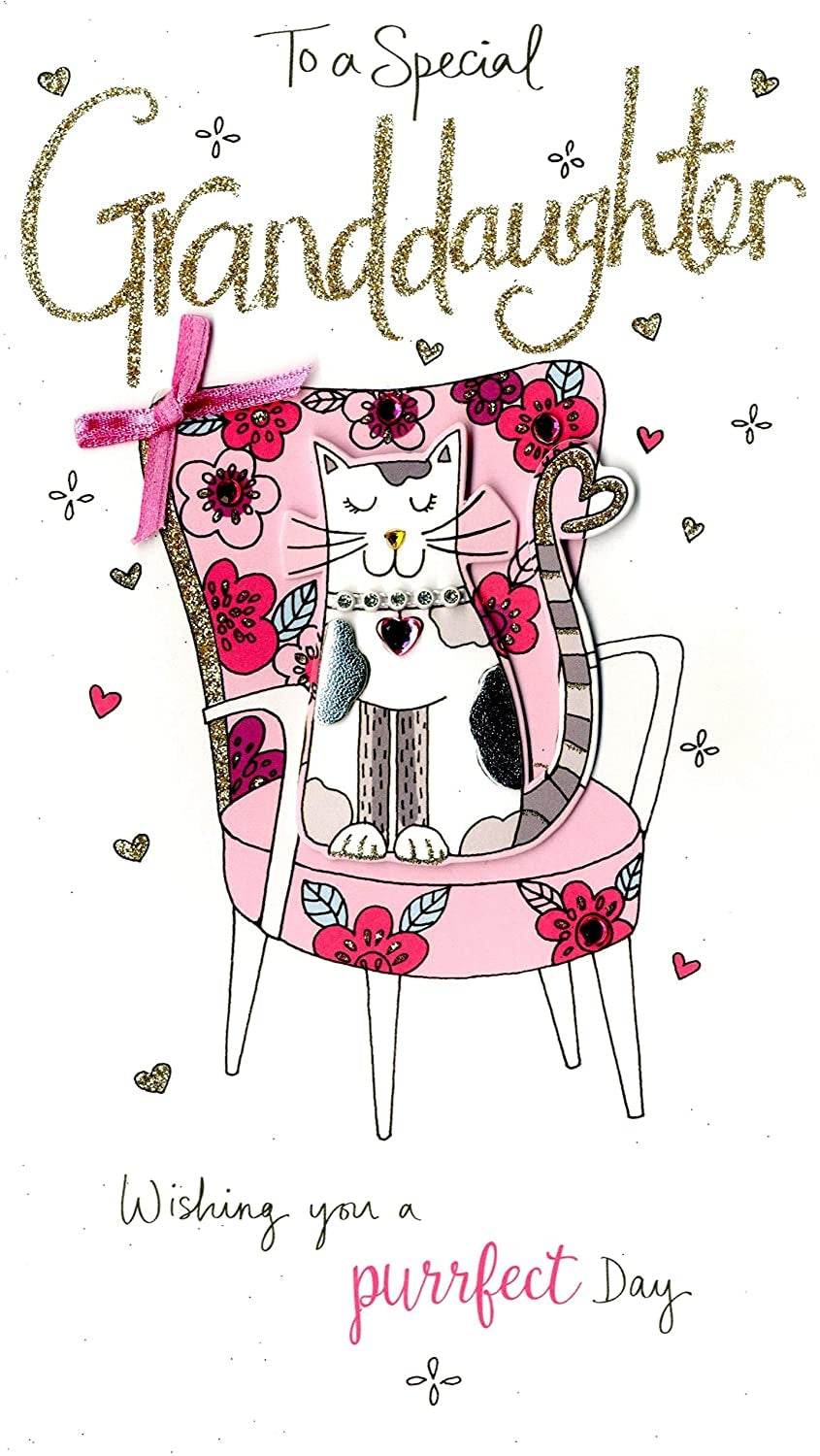 Special Granddaughter Birthday Card - House of Cards