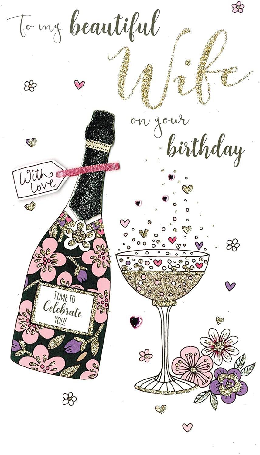 Beautiful Wife Birthday Card - House of Cards