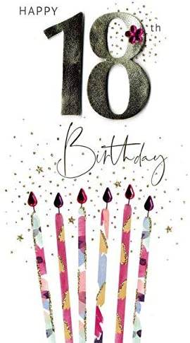 Champagne Candles 18th Birthday Card - House of Cards