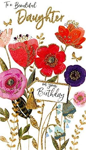 Beautiful Daughter Birthday Card