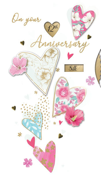 Champagne Multi Anniversary Greeting Card