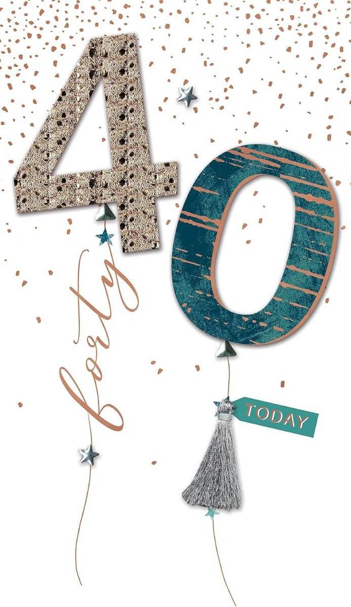 40th Birthday Card - House of Cards