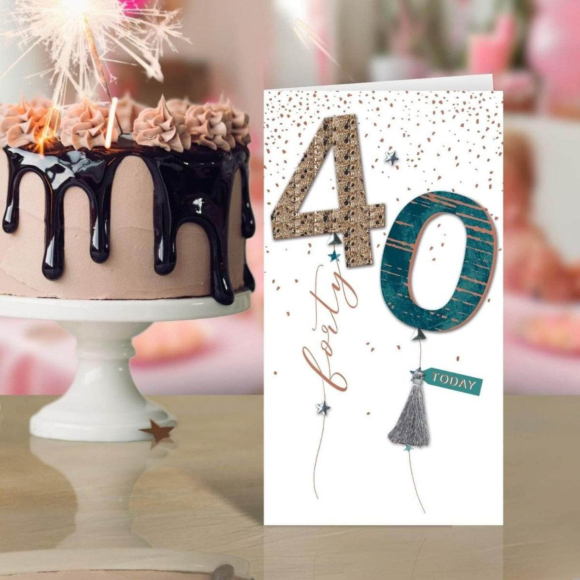 40th Birthday Card - House of Cards