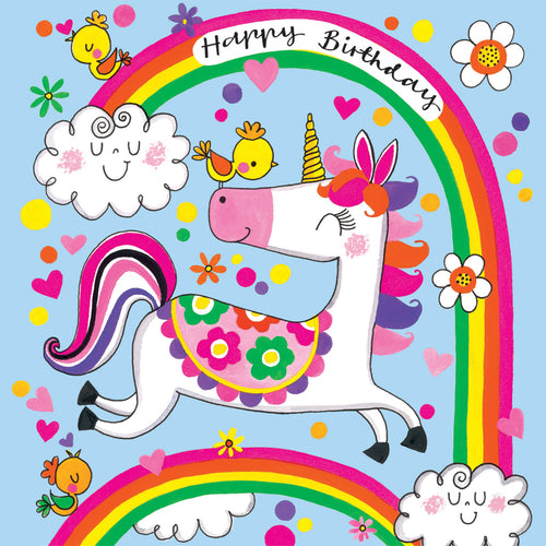 Love Unicorn Jigsaw Birthday Card