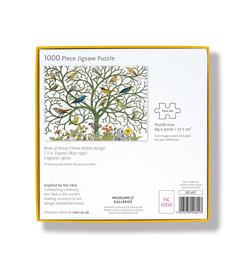 Voysey Birds Jigsaw Puzzle
