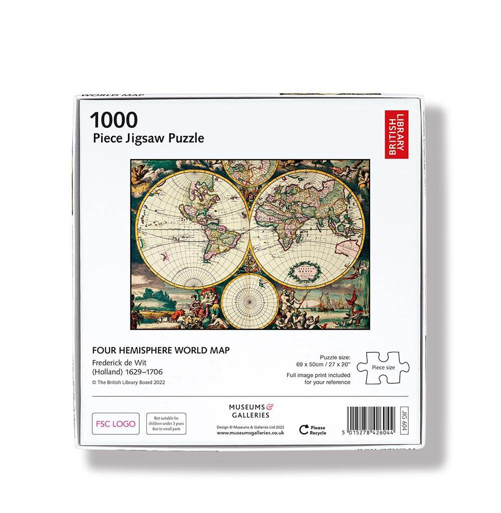 World Map Jigsaw Puzzle - House of Cards