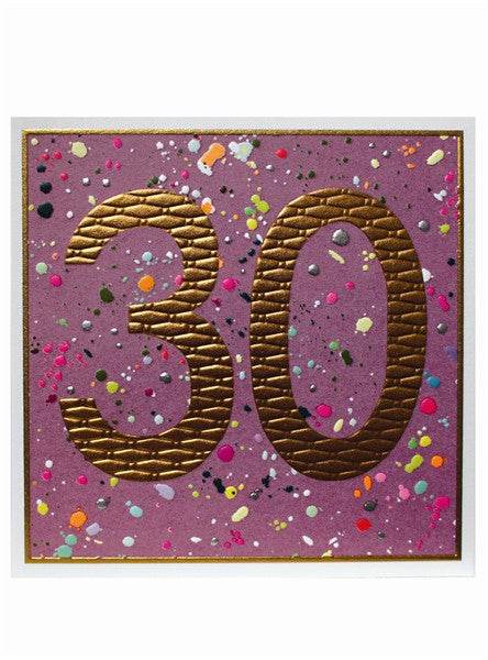 Jamboree Happy 30th Birthday Card - House of Cards