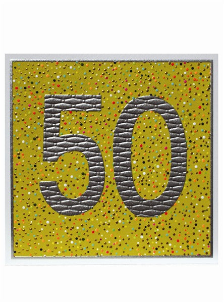 Jamboree Happy 50th Birthday Card
