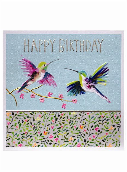 Jamboree Hummingbirds Birthday Card