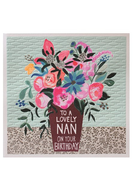 Jamboree Lovely Nan Birthday Card