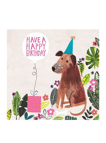 Jamboree Party Dog Birthday Card