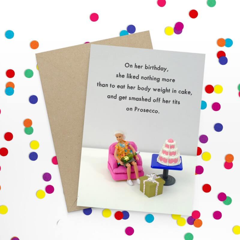 Body Weight Birthday Card
